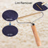 Portable Lint Remover Clothes Fuzz Fabric Shaver Brush Tool Power-Free Fluff Removing Roller for Sweater Woven Coat - menochic